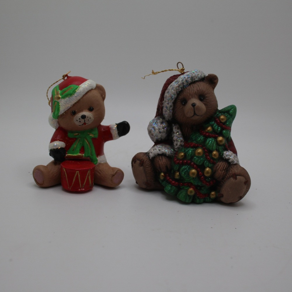 Teddy Bear Christmas Ornaments Drummer Bear Tree‎ Xmas Decoration Set